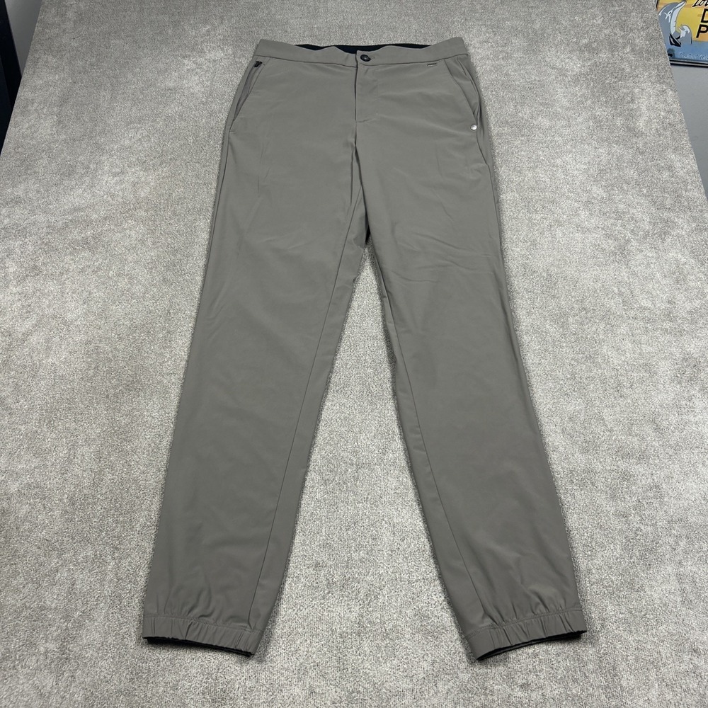 Vuori Mens Fleet Jogger Pants Small Brown Gray V444 Performance Flex Lightweight